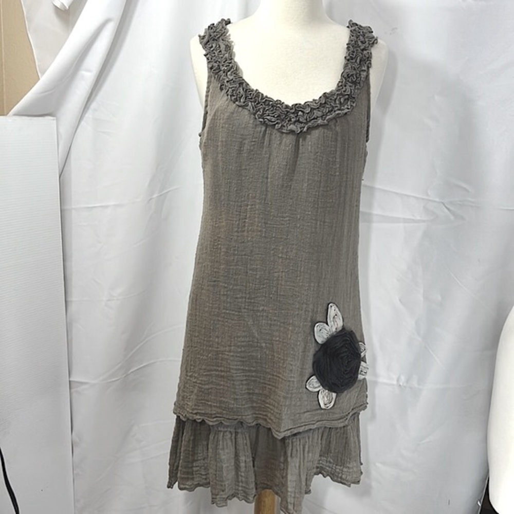 Blue Bird Sleeveless Dress